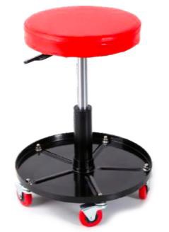 Сиденье ремонтное на колесах, г/п 130кг, высота 380-508мм ROSSVIK ST334