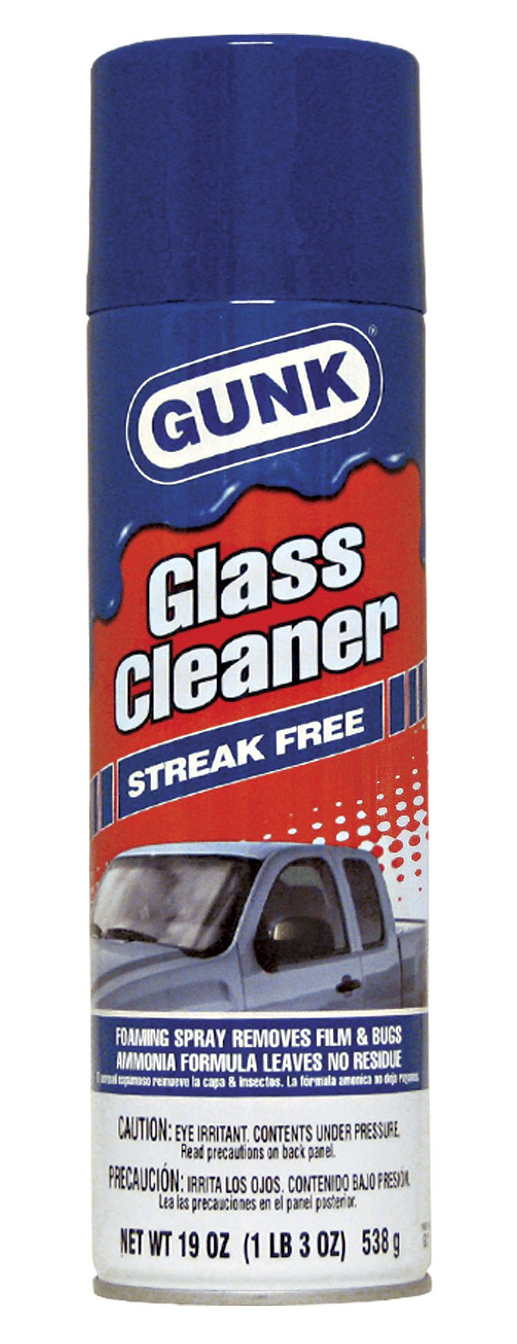Очиститель стекла пенный с аммиаком аэрозольный 538г  GC-1