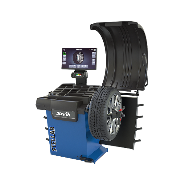 Балансировочный станок STELLAR с резьбовым валом SIVIK СБМП-60/3D Pro (УЗ, ТЛУ) синий