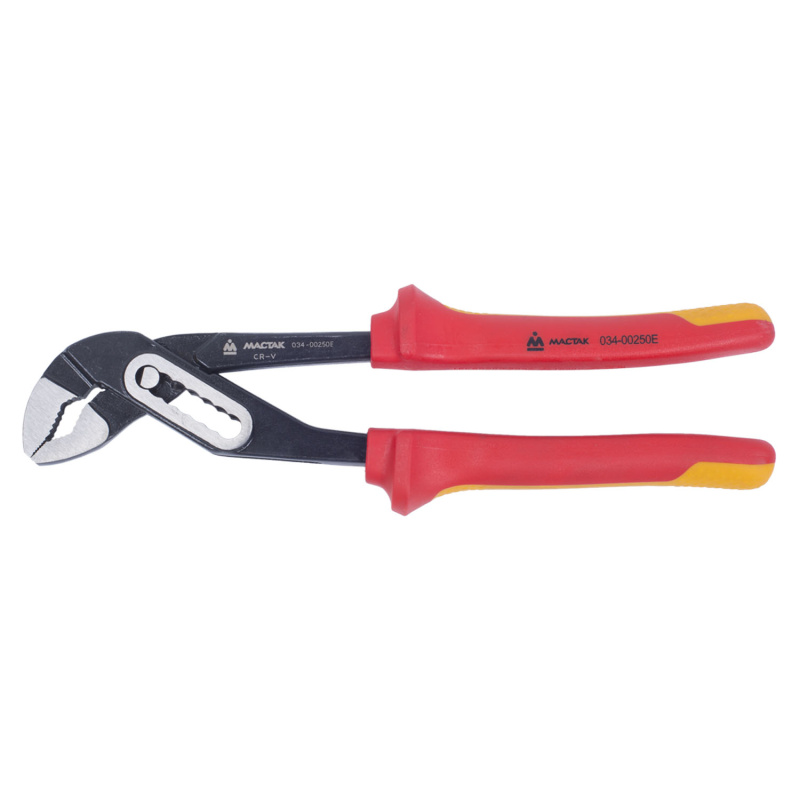 МАСТАК Клещи переставные 250 мм, диэлектрические, держатель  034-00250EH