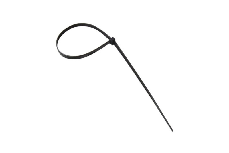 Хомуты-стяжки черные ХС-Ч, 4.8 х 400 мм, 100 шт, нейлоновые СИБИН 3788-48-400