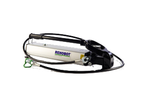 Насос гидравлический, ручной, двухступенчатый, манометр, шланг, БРС REHOBOT PHS70-1000/LS250 44419