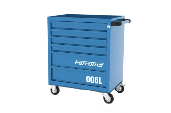 Тележка инструментальная с 6 ящиками, синий  02.006L-5015