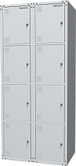 Шкаф раздевальный двухсекционный серии "Standart"  03.428-7035