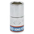 KINGTONY Головка торцевая 6 гр., 8мм, 1/4" 233508M