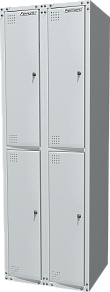 Шкаф раздевальный двухсекционный серии "Standart"  03.324-7035